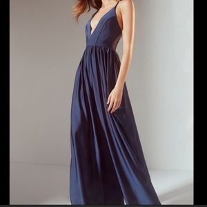Urban Outfitters Formal Navy Jumpsuit